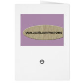 retro monogram - Z Cards (Back)