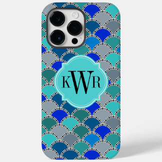 Retro Monogrom Scales Case-Mate iPhone 14 Pro Max Case