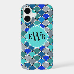 Retro Monogrom Scales iPhone 17 Case