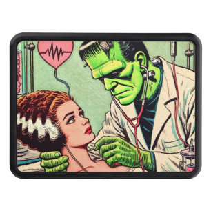 Retro Monster Love Comics Hitch Cover