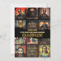 Retro Monster Movie Horror Halloween Party