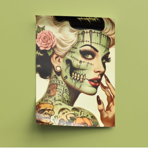 Retro Monster  Pin-up Tissue Paper