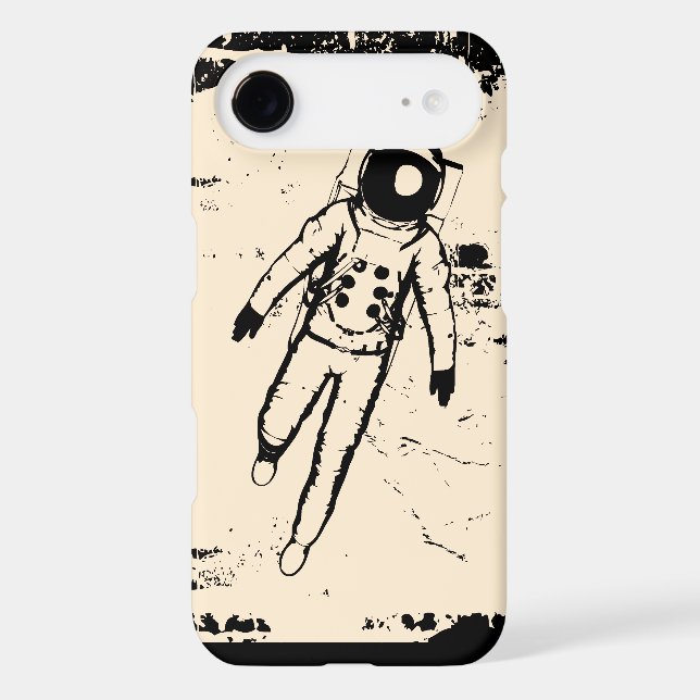 Retro Moon Walking Case-Mate iPhone Case (Back)