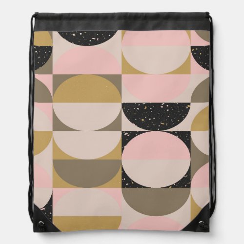  Retro Moony Seamless Pattern  Drawstring Bag