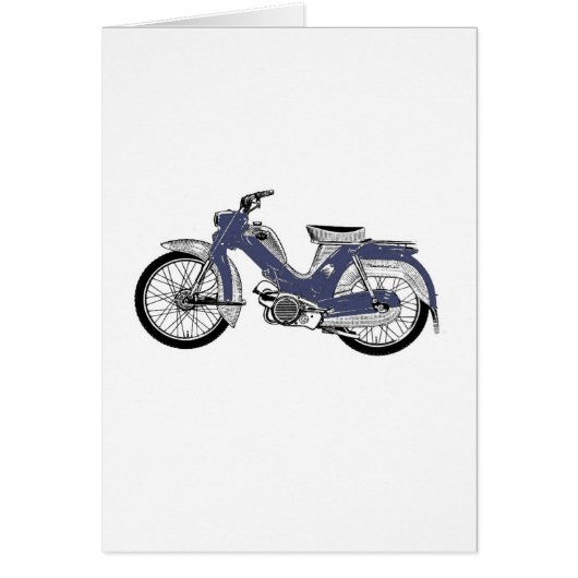 Retro moped Tunturi Cards (Front)