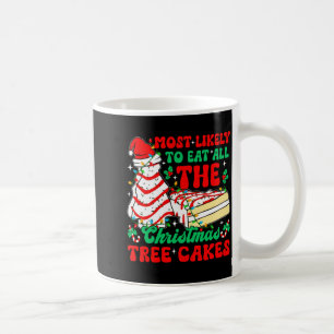 Retro Most Likely To Eat All The Christmas Tree Ca Coffee Mug