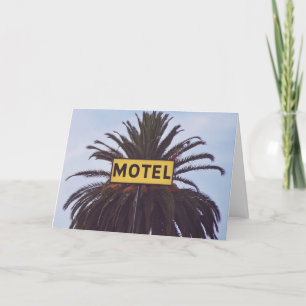 RETRO MOTEL FLORIDA GREETING CARDS