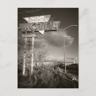 Retro Motel Postcard