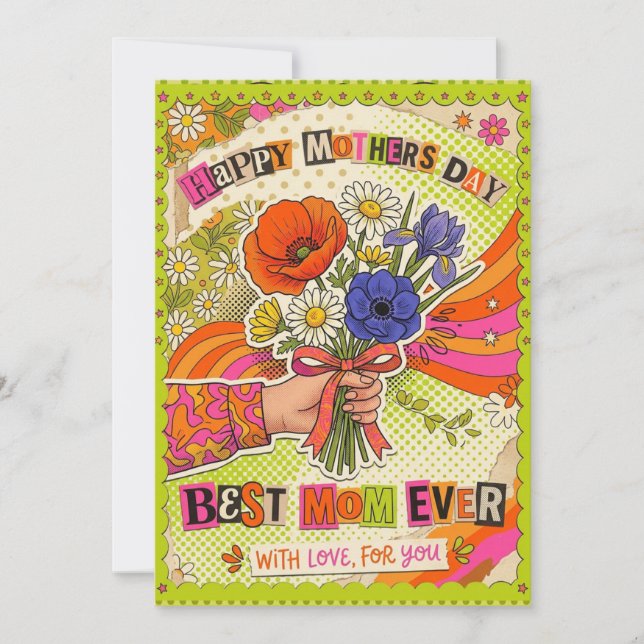 Retro Mother’s Day Card (Front)
