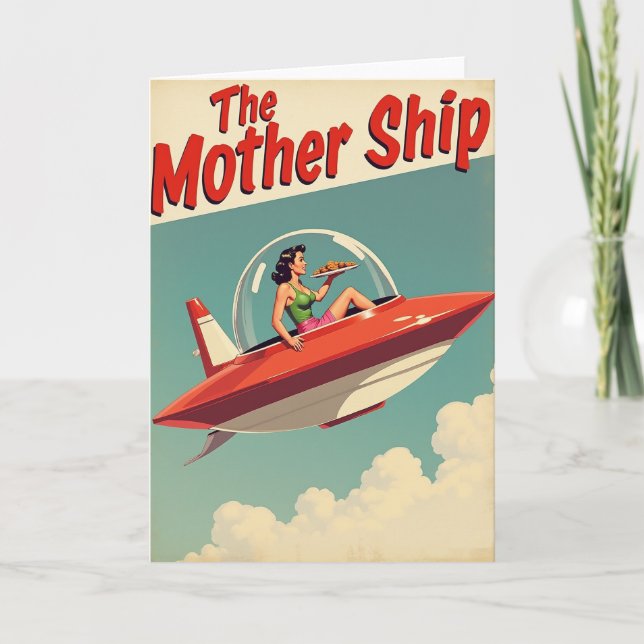 Retro Mothership Adventure Card (Front)