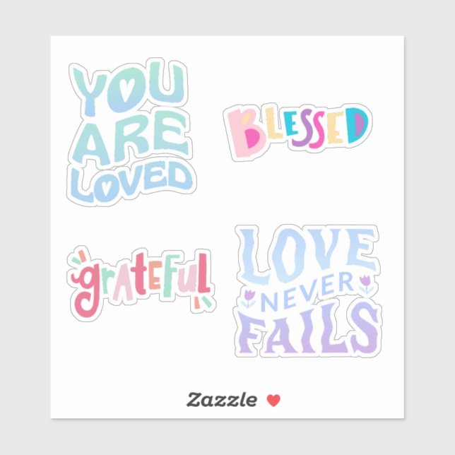 Retro Motivational Sticker Collection - Vintage Qu (Sheet)