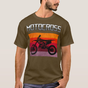 Retro Motocross Dirt Bike Vintage Motorcycle T-Shirt