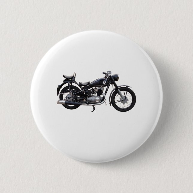 Retro Motorcycle Button (Front)