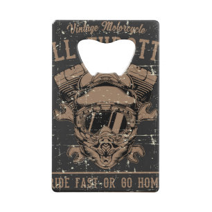 Retro Motorcycle Stainless Steel Bottle Opener