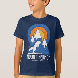 Retro Mount Hermon Ski White Fox T-Shirt