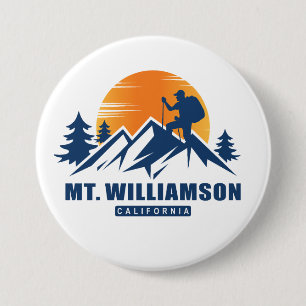 Retro Mount Williamson Hike T-Shirt Button