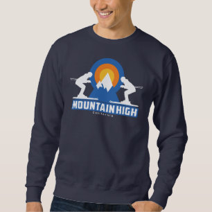 Retro Mountain High Ski Sunset T-Shirt Sweatshirt