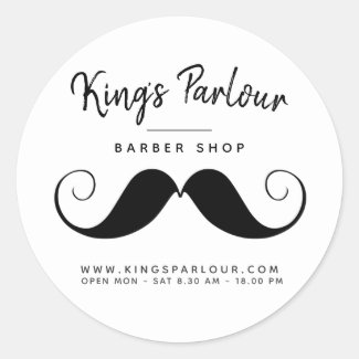 Retro Moustache  - Barber Shop