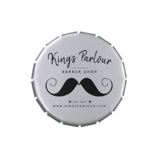 Retro Moustache - Barber Shop Merchandise Candy Tin