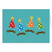 Retro Moustache Party (Front Horizontal)