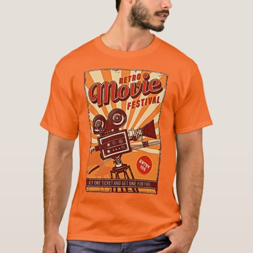 RETRO Movie festival T_Shirt