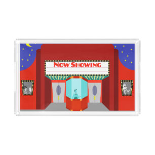 Retro Movie Theater Acrylic Tray