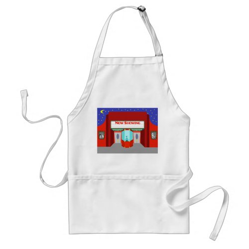 Retro Movie Theater Apron