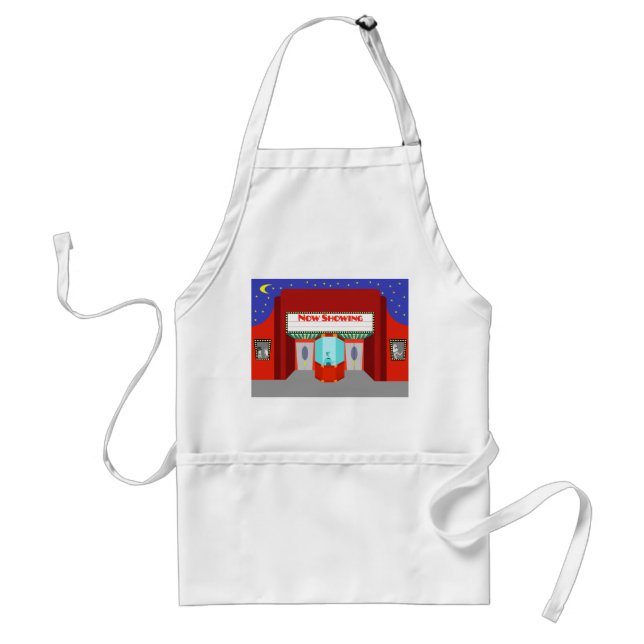 Retro Movie Theater Apron (Front)
