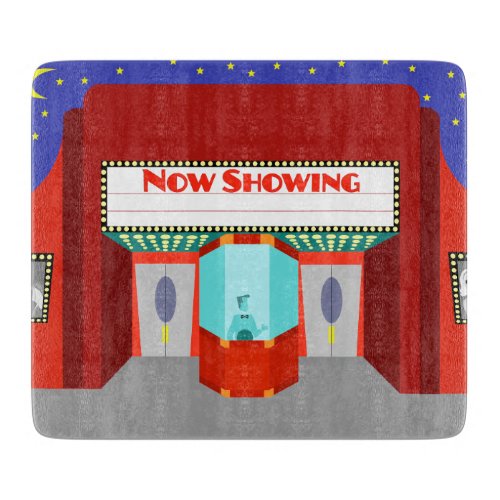 Retro Movie Theater Cutting Board