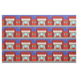 Retro Movie Theater Fabric
