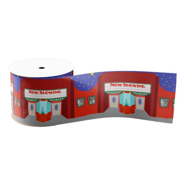 Retro Movie Theater Grosgrain Ribbon (Spool)