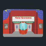 Retro Movie Theater iPad Mini Case<br><div class="desc">The stars are out in full force on this Retro Movie Theater iPad Mini Case--both the stars in the night sky and the stars on the silver screen. This 1960's style, minimalist art design features the exterior of a classic movie house from the Golden Age of Cinema. The red building...</div>