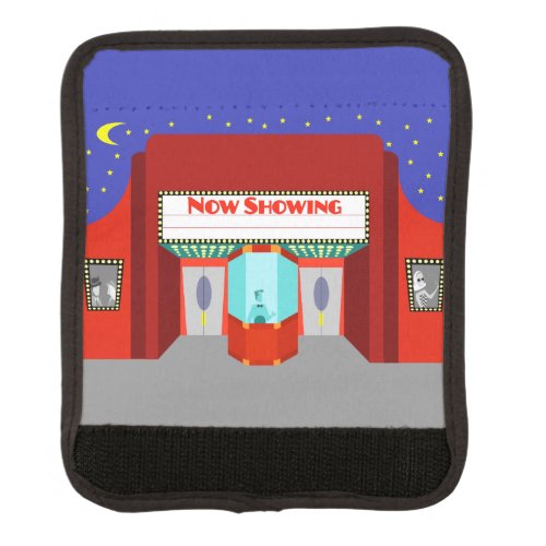 Retro Movie Theater Luggage Handle Wrap