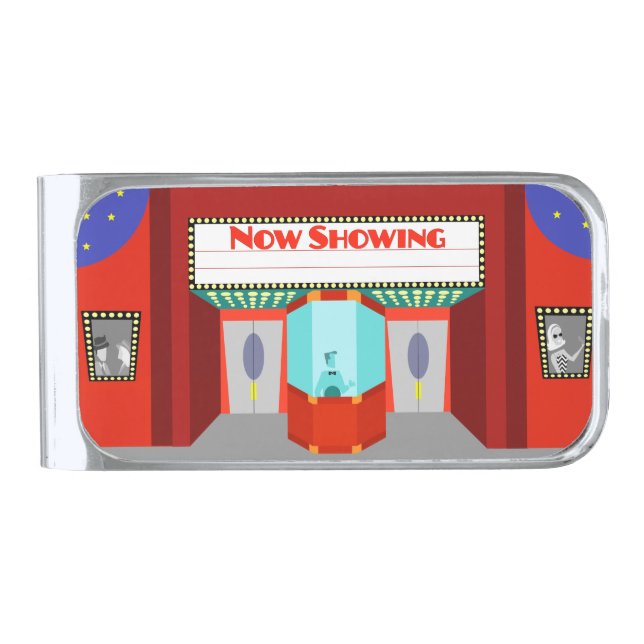Retro Movie Theater Money Clip (Front)