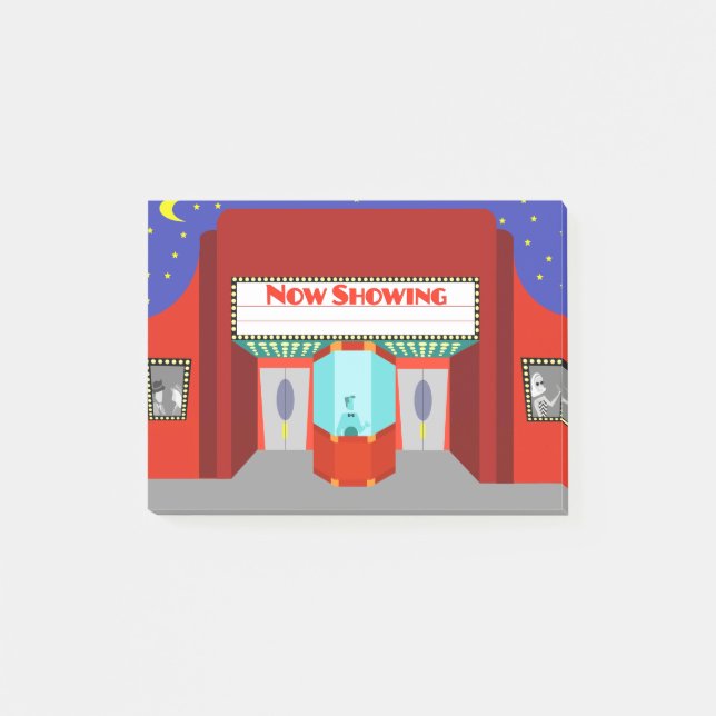 Retro Movie Theater Notes (Front)