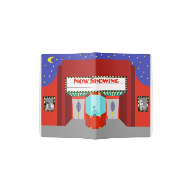 Retro Movie Theater Passport Holder (Opened)