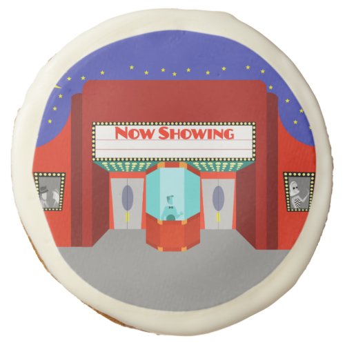 Retro Movie Theater Sugar Cookies