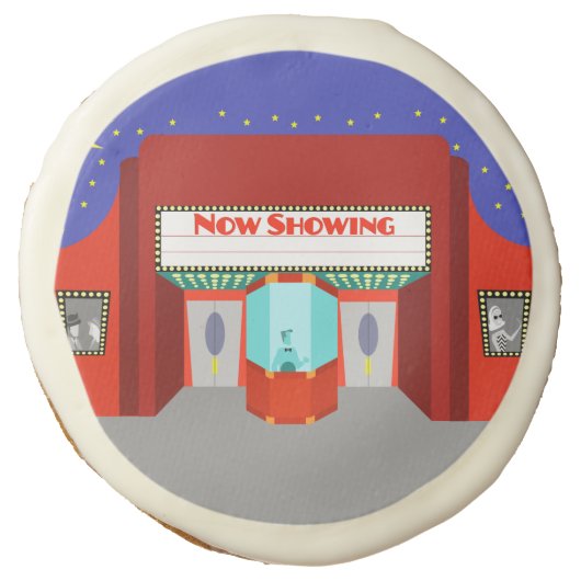 Retro Movie Theater Sugar Cookies (Front)