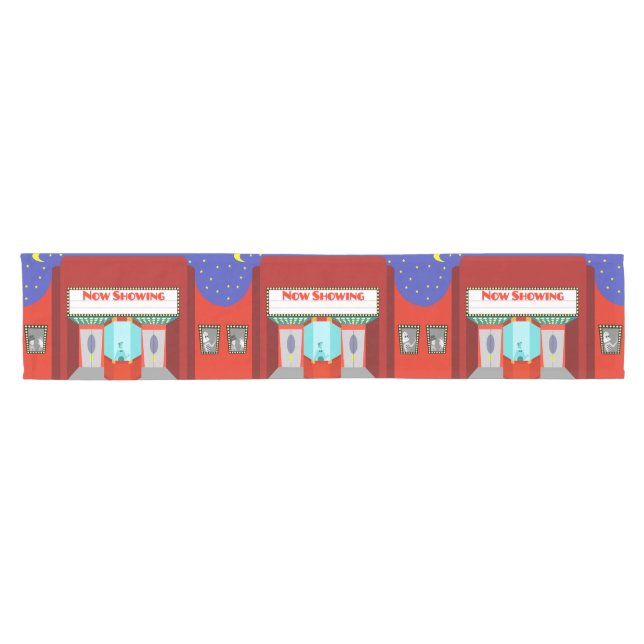 Retro Movie Theater Table Runner (Horizontal)