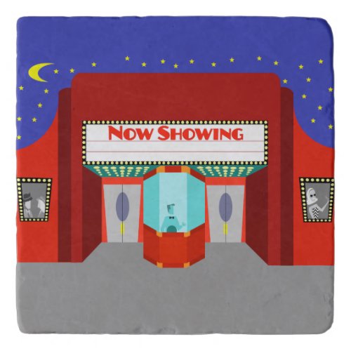 Retro Movie Theater Trivet