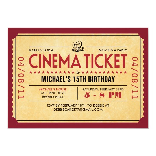 Film Premiere Invitation Template 10