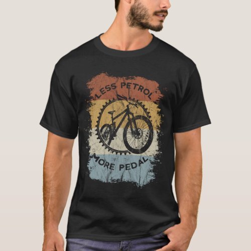 Retro MTB Mountainbiking for Climate Protection T_Shirt