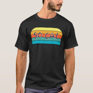 Retro multi color graphic - So Cal Surf Camp - T-Shirt
