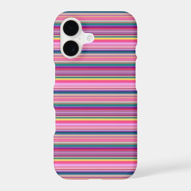 Retro multicolors stripes Case-Mate iPhone case (Back)