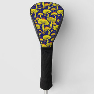 Retro Mushroom Golf Head Cover – Vibrant & Unique