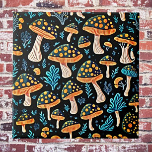 Retro Mushroom Groove Tile