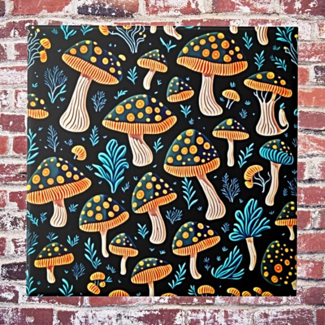 Retro Mushroom Groove Tile (Creator Uploaded)