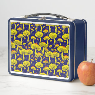 Retro Mushroom Lunch Box - Stylish & Unique
