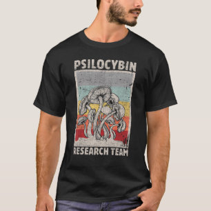Retro Mushroom Vintage Psilocybin Research Team 2 T-Shirt