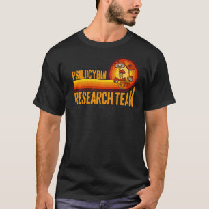 Retro Mushroom Vintage Psilocybin Research Team T-Shirt